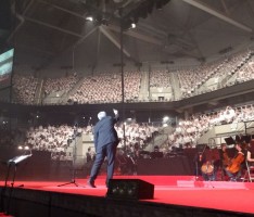 SAP-Arena „Die 10 Gebote“. Mit dabei: Nußloch-Leimener Gospelchor „The Spirit“