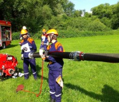 Jugend trainiert für Feuerwehr-Leistungsspange