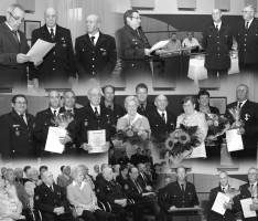 Ehrung verdienter Feuerwehrkameraden