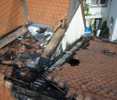 Nußlocher Büchereibrand – Glück im Unglück