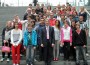 Klassen 9a und 9b der Schillerschule Nußloch im Bundestag bei MdB Dr. Harbarth