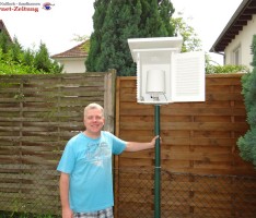 Nußloch: Gleich neben der schärfsten Ecke arbeitet Nußlochs private „Wetter-Ecke“