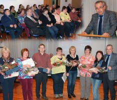 Nussloch: Ehrung verdienter Blutspender durch Bürgermeister Rühl