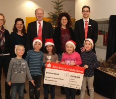 Sparkasse Heidelberg unterstützt Nußlocher „Apfelbäumchen“ mit 3.000 Euro