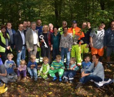 Die ersten Kinder ziehen in den neuen Nußlocher Waldkindergarten ein