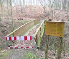 Klammbrücke wird rückgebaut – Jetzt Fußweg zwischen Nußloch und Leimen