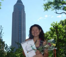 Nußlocherin Xinxin Maier Deutsche Meisterin W30 im Towerrunning