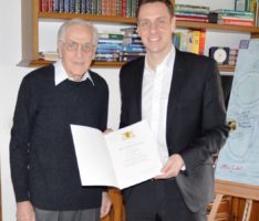 Ehemaliger Nußlocher Gemeinderat Fritz Bräunling feierte 90. Geburtstag
