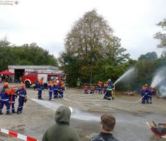 Feuerwehr und DRK Nußloch bewiesen bei  Hauptübung die Breite ihres Könnens