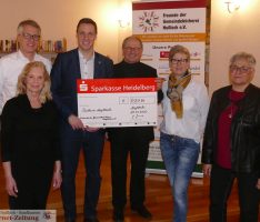 Vorbildlich: Freunde der Bücherei Nußloch spendeten knapp 8.400 €