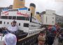 Verregneter Nußlocher Faschingszug – Nur die Titanic freute sich über das Wetter