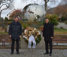 Ohne öffentliche Veranstaltung: Kranzniederlegung zum Volkstrauertag in Nußloch