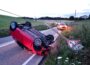 Unfall zwischen Maisbach und Ochsenbach – </br>PKW überschlägt sich, Fahrer leicht verletzt