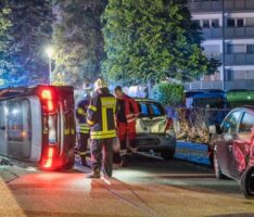 Einsatz der Freiwilligen Feuerwehr in der Heidelberger Straße