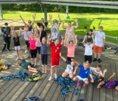 Sky is the limit – Mit der Gemeinde Nußloch im Hochseilgarten Wiesloch