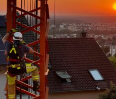 Training in der Sommerpause: Rettung aus Höhen und Tiefen