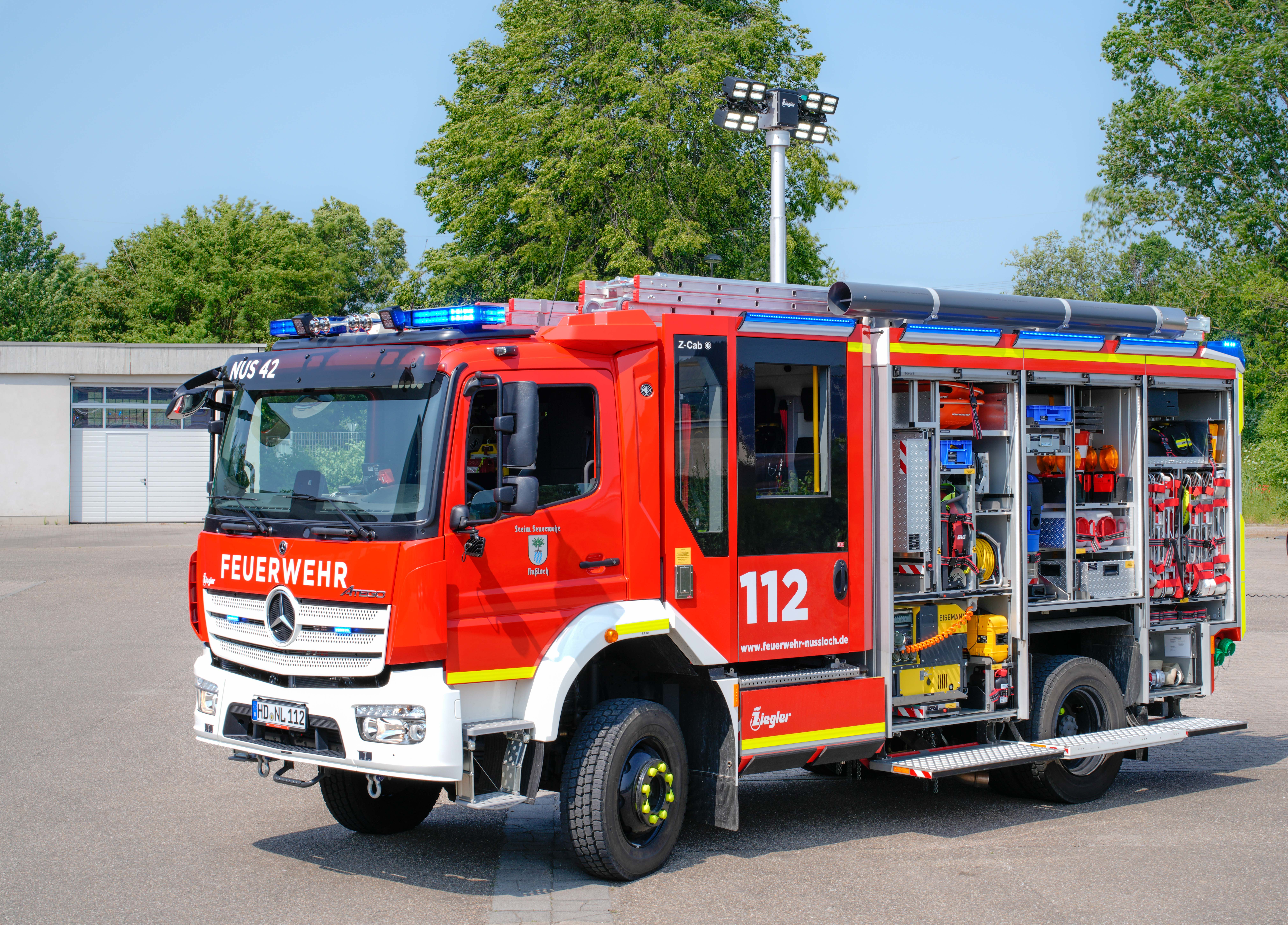 Scheunenbrand in Wiesloch-Baiertal: 80.000 Euro Schaden