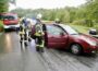 Pkw-Unfall bei Maisbach: Feuerwehr Nußloch rettet eingeklemmten Fahrer