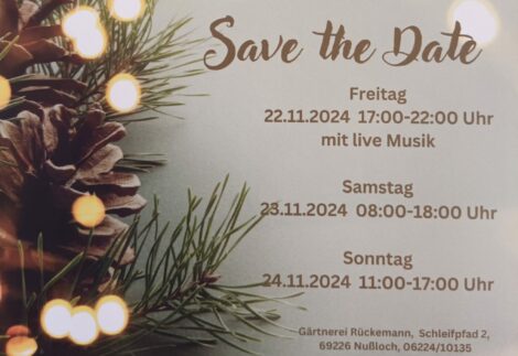 Adventszauber bei Gärtnerei Rückemann: Ein vorweihnachtliches Highlight in Nußloch