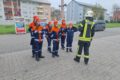 Jugendfeuerwehr bei Löschübung