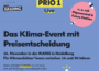 Junge Talente gestalten die Zukunft: PRIO1 Klima-Preis prämiert innovative Projekte