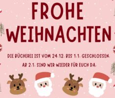 Gemeindebücherei macht Weihnachtsferien