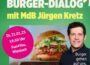 Burger-Dialog – Komm vorbei, wir zahlen die Burger!