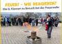 Feuer schnell löschen = Großbrand verhindern!