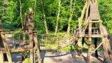 Rückbau der Hängebrücke auf dem Spielplatz Brunnenfeld