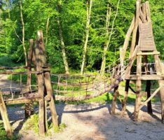Rückbau der Hängebrücke auf dem Spielplatz Brunnenfeld