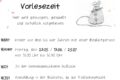 Vorlesezeit der Gemeindebücherei hat noch wenige freie Plätze