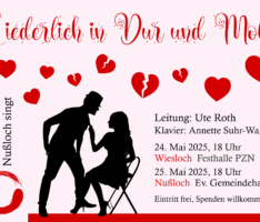 Die Stimmbande Nußloch lädt ein zu „Liederlich in Dur und Moll“