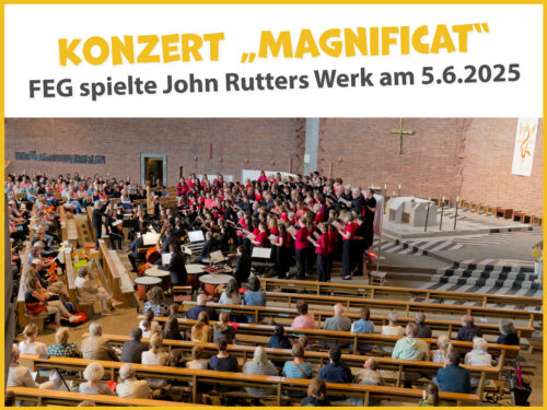 150 Stimmen und ein Kammerorchester präsentierten beim FEG-Konzert in der Dreifaltigkeitskirche eindrucksvoll John Rutters „Magnificat“.