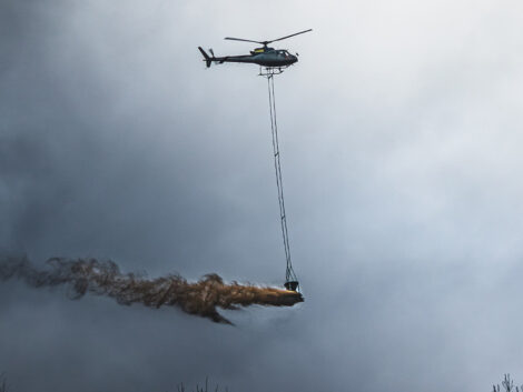 Rund 1.150 Hektar Waldfläche per Helikopter gekalkt – Gute Zusammenarbeit aller Beteiligten