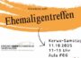 Ehemaligentreffen am Friedrich-Ebert-Gymnasium an Kerwesamstag