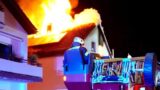 Dachstuhlbrand in Sandhausen