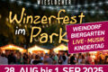 Wiesloch: Winzerfest im Park und Wein und Markt 2025