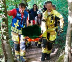 Unfall auf Mountainbike-Strecke in Nußloch