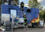 Realitätsnahe Ausbildung: Feuerwehr Nußloch trainiert im Brandübungscontainer