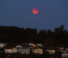 Totale Mondfinsternis in Nußloch