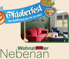 Mit Brezeln & guter Laune: Eröffnung des Nachbarschaftsprojekts „Wohnzimmer Nebenan“