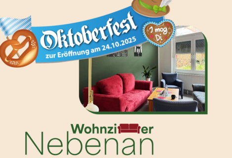 Mit Brezeln & guter Laune: Eröffnung des Nachbarschaftsprojekts „Wohnzimmer Nebenan“