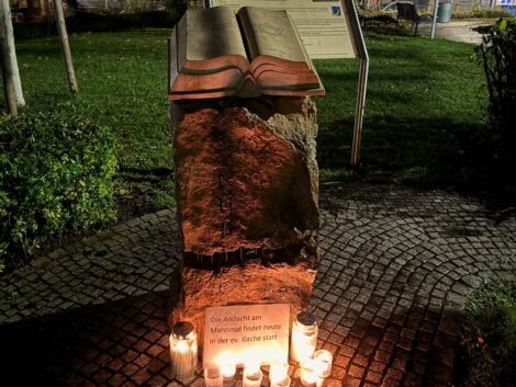 Gedenkstunde zum 9. November in der evangelischen Kirche