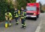 Ölspur in der Hauptstraße – Feuerwehr Nußloch im Einsatz