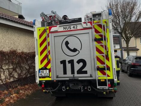 Rauchentwicklung in Wohnung – Feuerwehr im Einsatz