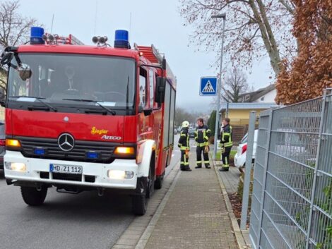Nußloch: Einsatz wegen ausgelaufener Betriebsstoffe