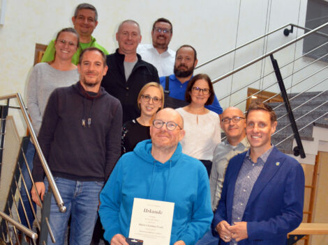 Christian Frank feiert 25-jähriges Dienstjubiläum