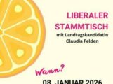 Liberaler Stammtisch mit Landtagskandidatin Claudia Felden – wir laden Sie ein!