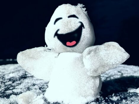 Wettermann meldet: Erster Schneemann des Winters in Nußloch