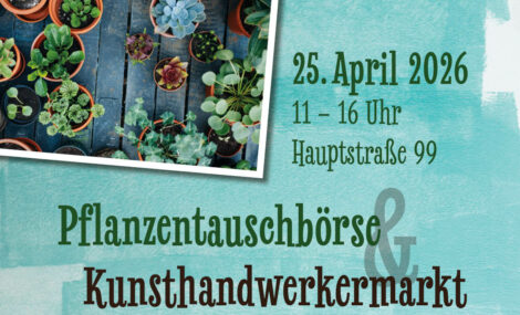 Einladung zum Kunsthandwerkermarkt und Pflanzentauschbörse